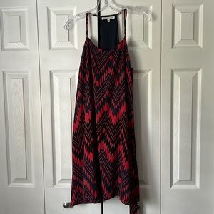 Collective concepts multi red dress.